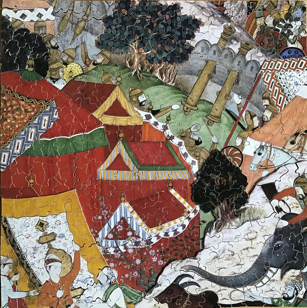 3D-enhanced Battle for Fort Chittor by Emperor Akbar