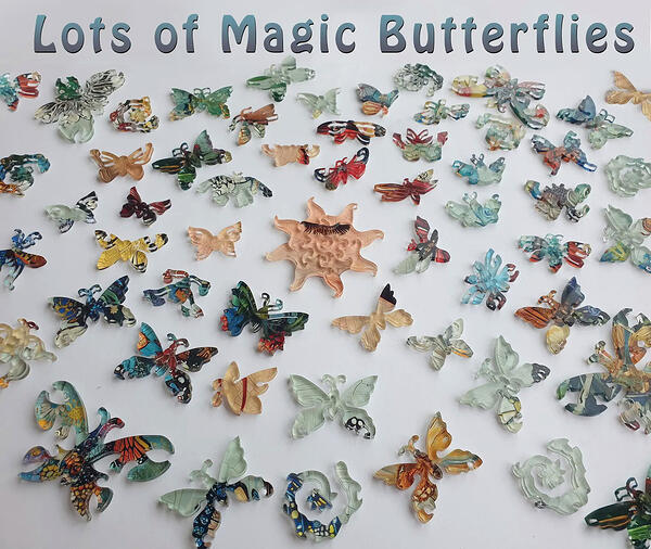 Acrylic Butterfly Whimsies