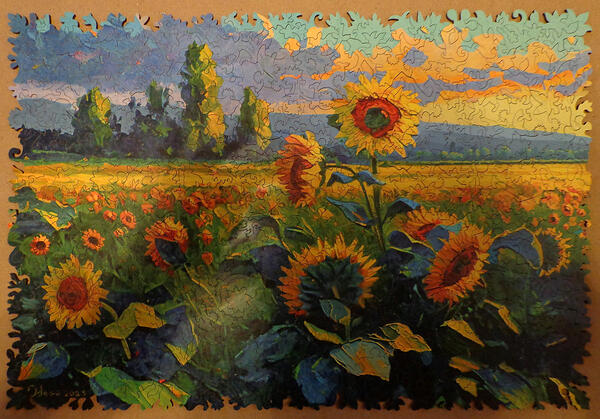 400pc Sunflowers Field