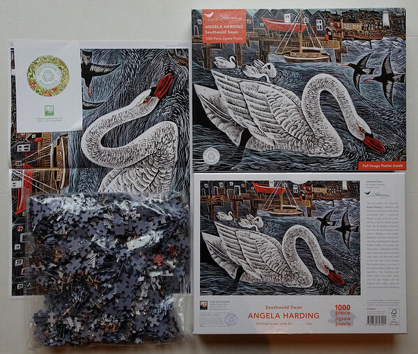 Flame Tree Sustainably Sourced Packaging, Southwold Swan