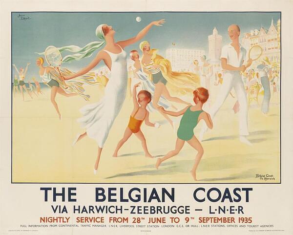 Belgian Coast poster