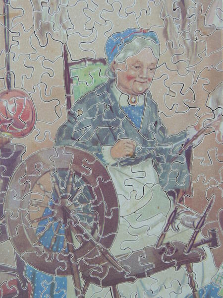 Spinning Wool (Detail 1)