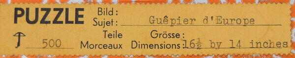 guepier (Label).JPG
