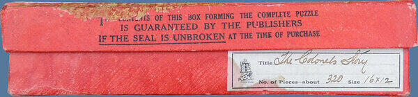 The Colonel's Story (Label).JPG