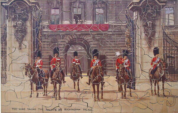 THE KING TAKING THE SALUTE AT BUCKINGHAM PALACE 001.jpg