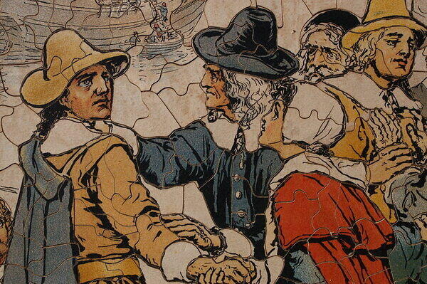 Landing of Pilgrim Fathers (Detail 3).JPG