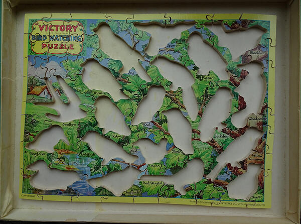 BW1 Bird Watching Jigsaw with 20 Birds Removed