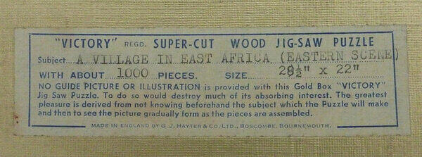 A VILLAGE IN EAST AFRICA (LABEL).jpg