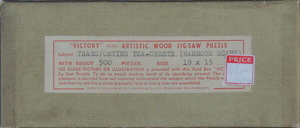 Transporting Tea Chests (Label)