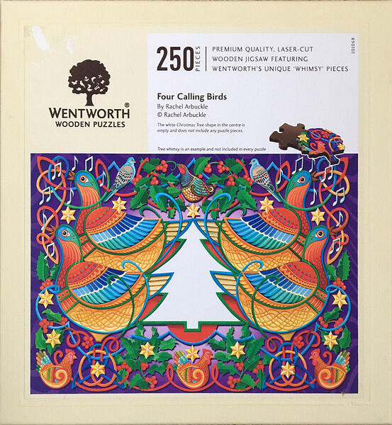 Cream Box, 250pc Four Calling Birds