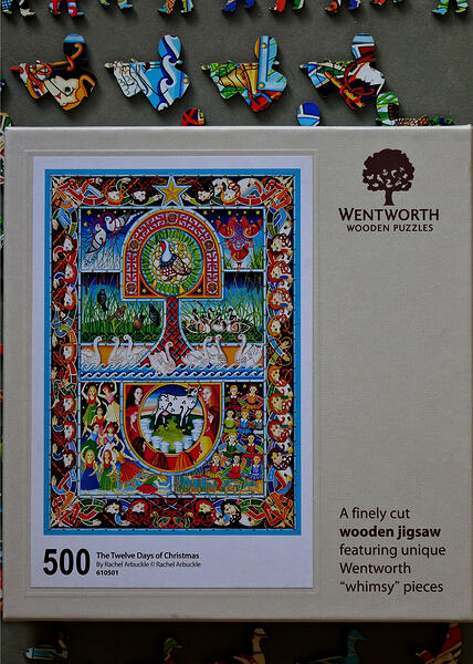 Box, 500pc 12 Days of Christmas R Arbuckle