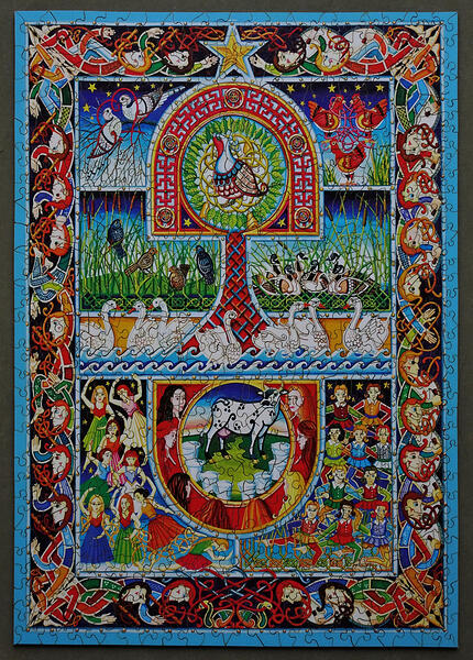 500pc 12 Days of Christmas, Rachel Arbuckle
