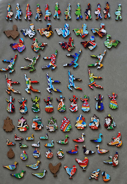 Whimsies, 500pc 12 Days of Christmas R Arbuckle