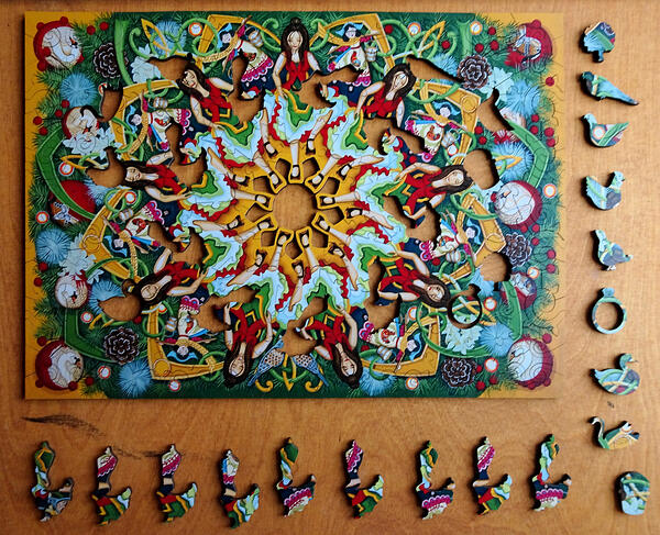 Whimsies Out, 250pc Nine Ladies Dancing