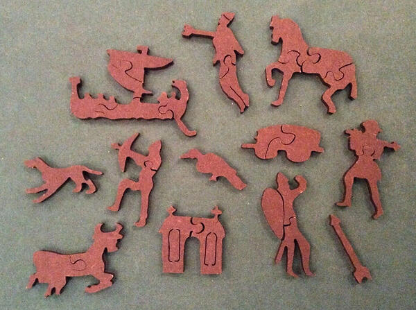 Whimsies, 250pc Bayeux Tapestry Norman Ships