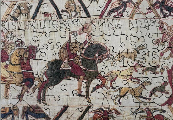 Wentworth 75pc Bayeux Tapestry Harold Hunting 9