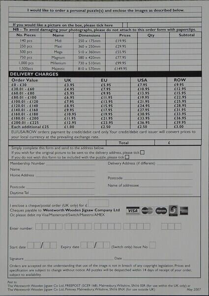Order form 2