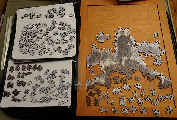 Progress Gallery Extra Difficult 528pc Cut, Wanderer Above Sea of Fog