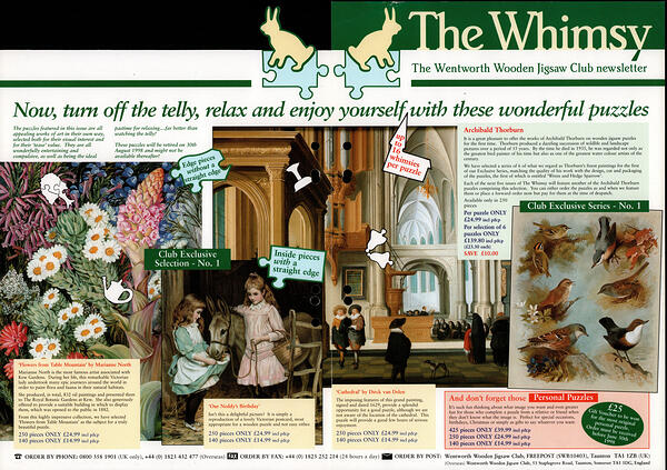 Wentworth Whimsy No1 1998, Marianne North Wildflowers From Table Mountain