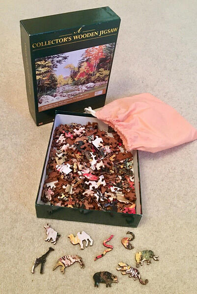 Wentworth 250pc Autumn Tints in White Mountains, N Hampshire, Marianne North Kew