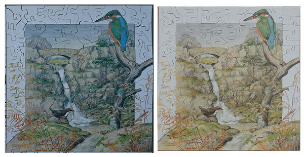 Two Copies December Calendar Series L no224 JA, R no1559 DS