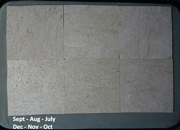 Rear Calendar Series July - December