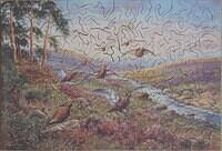 Pheasants Flying