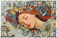 550pc Butterfly Cut (with extra dropouts) Sleeping Beauty