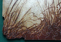 Corner Detail & Trademark Swan Whimsy, Shay Carmichael