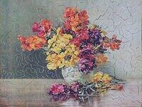 Vase of Wallflowers