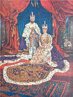 Their Majesties in Coronation Robes