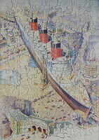 Cunard-White Star Liner "Queen Mary" in Trafalgar Square (150 pieces)