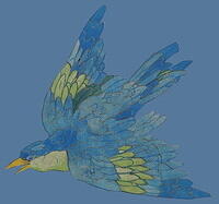 Bluebird (blue background) 800
