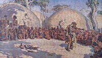 24. In a Zulu Kraal