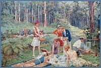 In the Blue Gums Azure Shadow: An Australian Bush Picnic (300 piece)