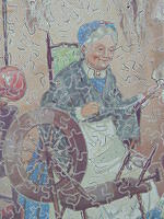 Spinning Wool (Detail 1)