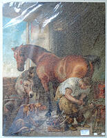 Pears Vintage Shoeing The Bay Mare, Possibly Patchwork Pictures ref jp1143