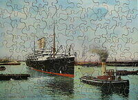 Orient Liner Entering Tilbury Dock, An