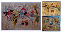 AVN Jones Bruin Boys Jigsaw & Peacock Bruin Boys Parade Wheeled Toy