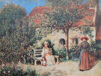 Garden Scene in Brittany