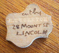 H Thornton 28 Mount St Lincoln Signature
