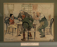 Pears Print A Quiet Game at Nap - Spoofed! by Jove!, WG Baxter