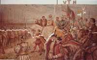 N0013-Maids of Kent-Queen Eliz Reviewing her Troops