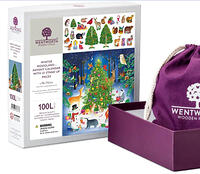 Xmas24 100LARGEPC Winter Wonderland Advent Calendar, 25 standups, Bex Parkin