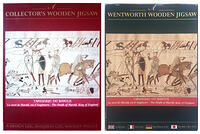 Two Box Designs for Bayeux Tapestry, Death of King Harold