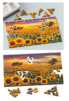 Wentworth Minimindful Range 40pc & 80pc Sunflower Field Triangular Maze Cut 4