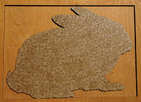 Rear of 320pc Vine-Cut Burrowing Bunny