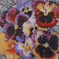 Ehrman Tapestry-Pansies