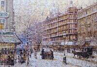 Harrods in the Snow