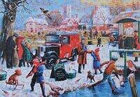 Winter Village Green
